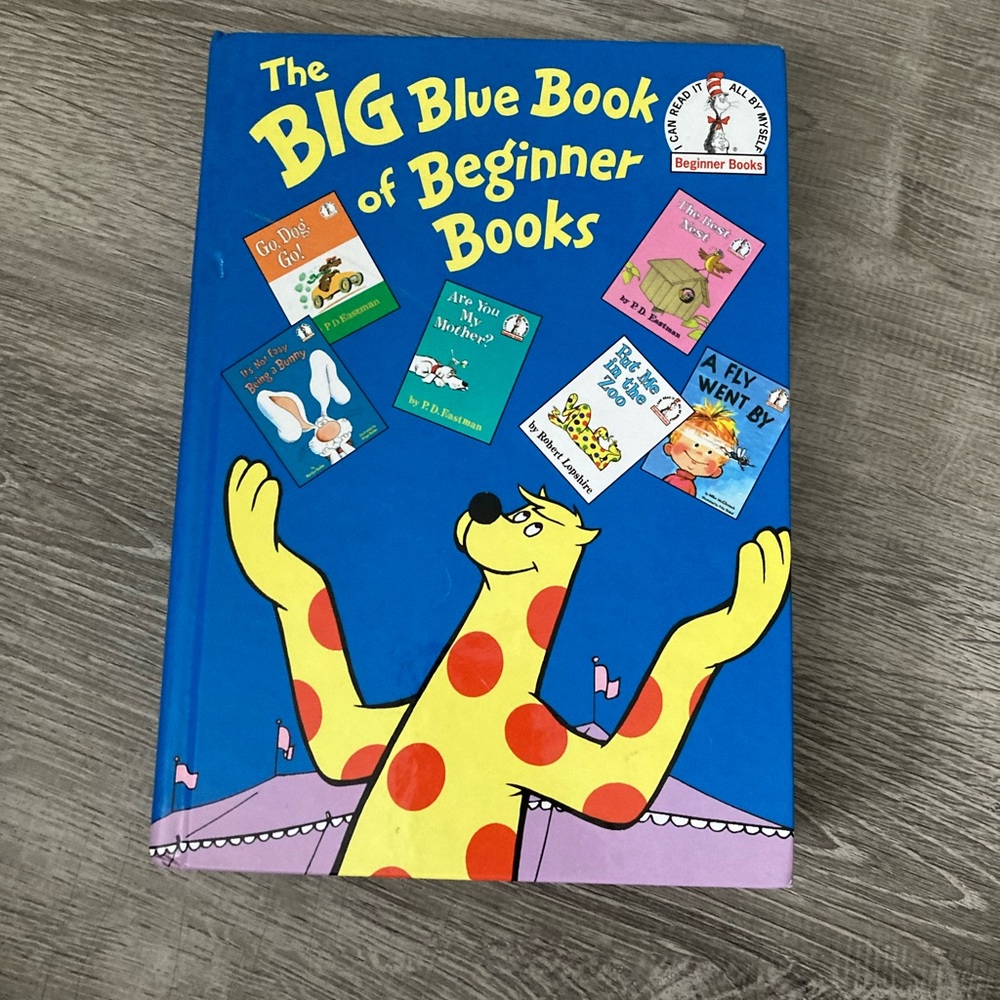 Dr.Seuss hardcover The Big Blue Book of Beginner books